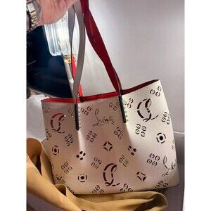 Christian Louboutin Large Cabarock Loubinthesky Perforated Calfskin Tote Bag